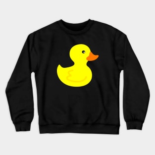 Yellow Rubber Bathing Duck Kids Toddlers Men Women Duckling Crewneck Sweatshirt